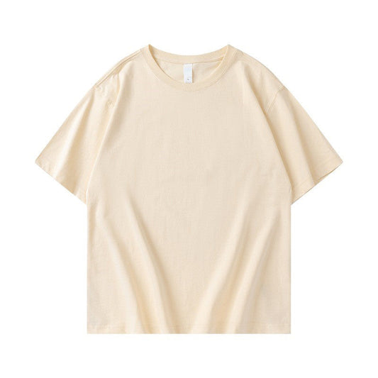 Beige - T-shirt heavy cotton
