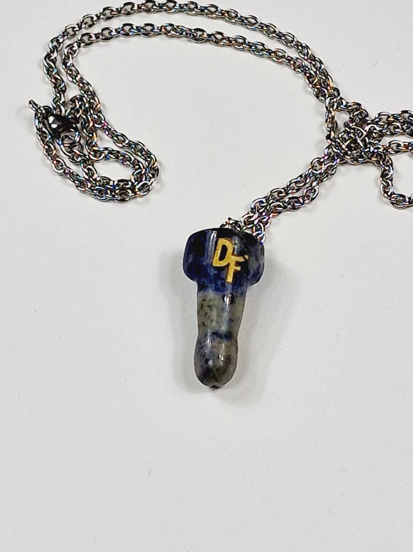 Collar de piedra semipreciosa sodalita azul