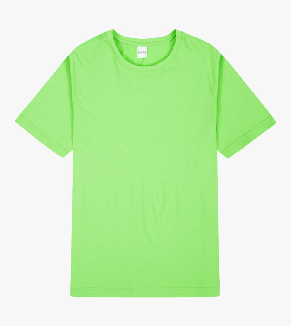 Neongrön - T-Shirt regular cotton (välj bland flera tryck)