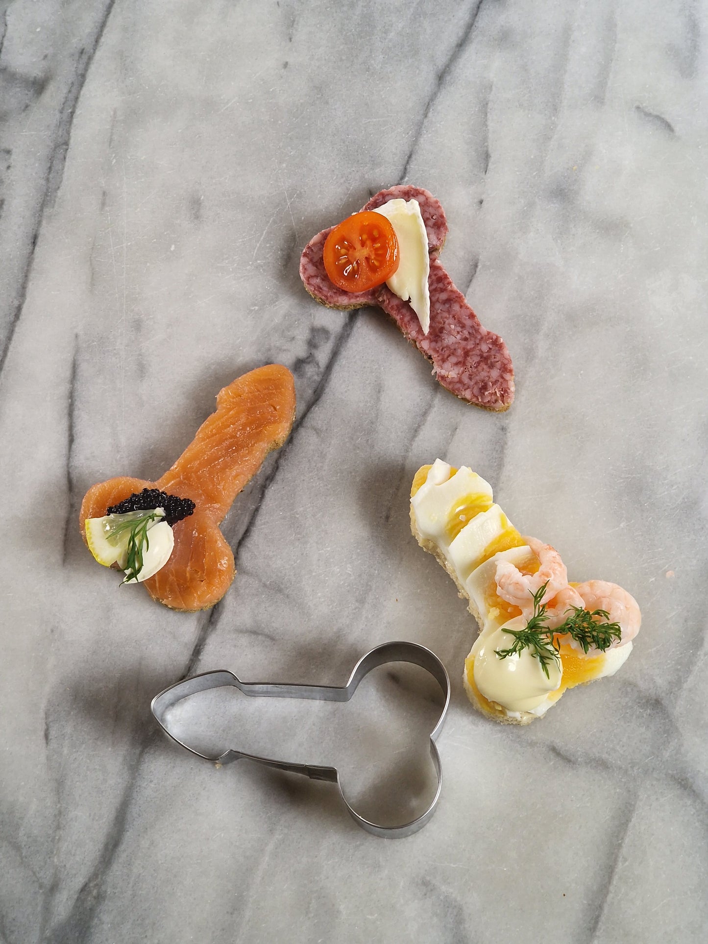 Divertidos moldes para hornear o moldes para pan de jengibre en forma de pene, paquete de 3