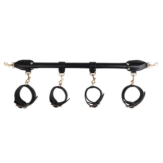 BDSM spreader, spread with hand and foot cuffs