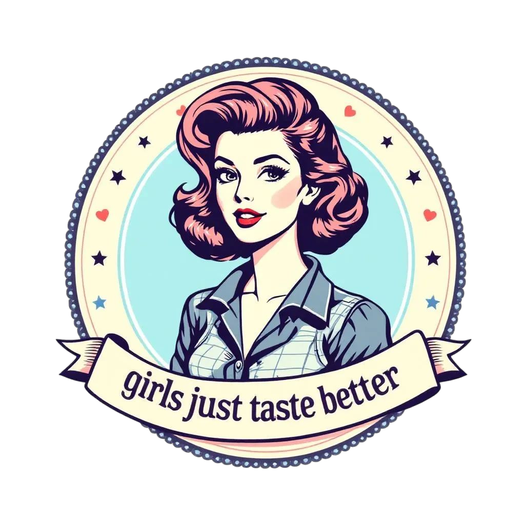 T-shirt med tryck, girls just taste better!