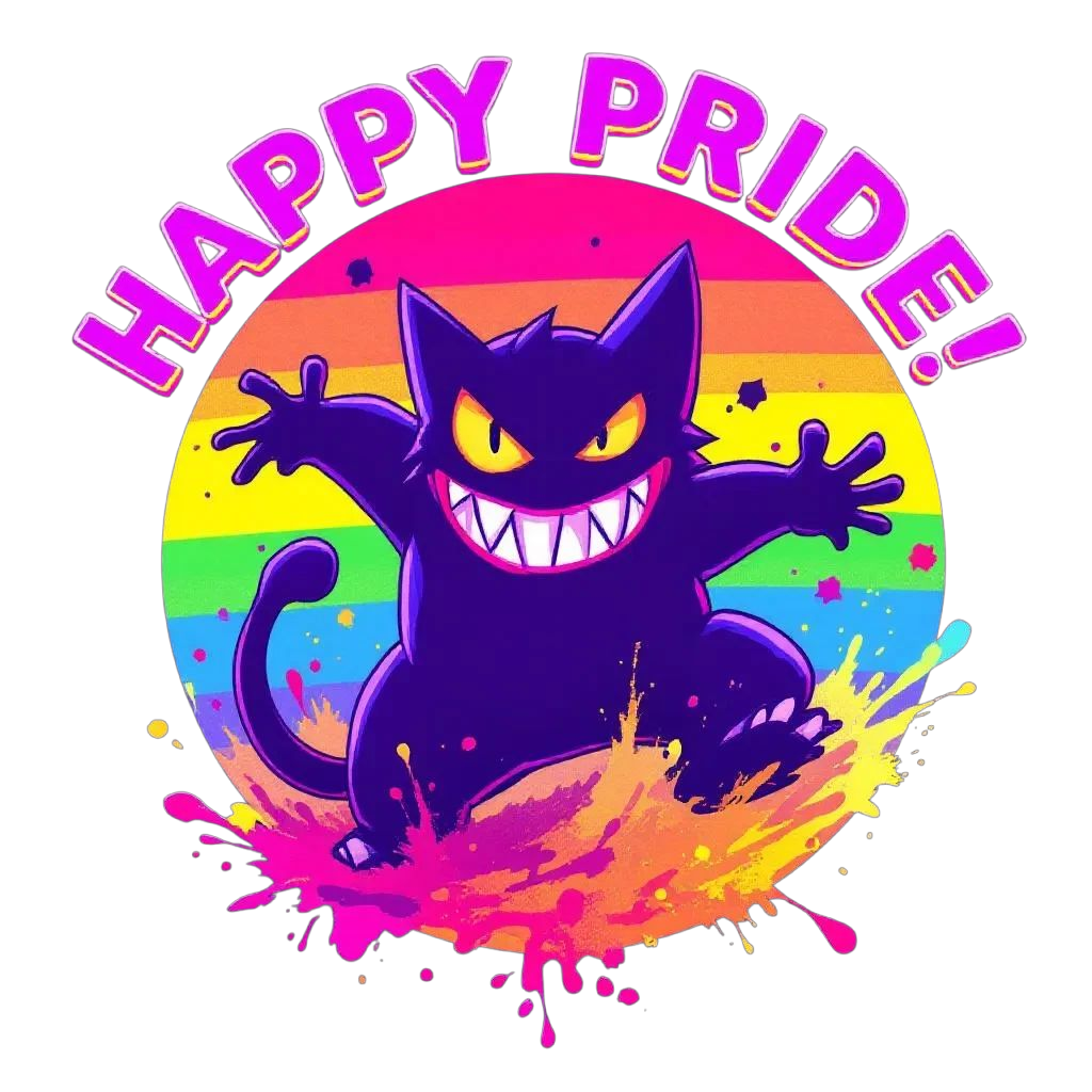 T-shirt med tryck, HAPPY PRIDE!