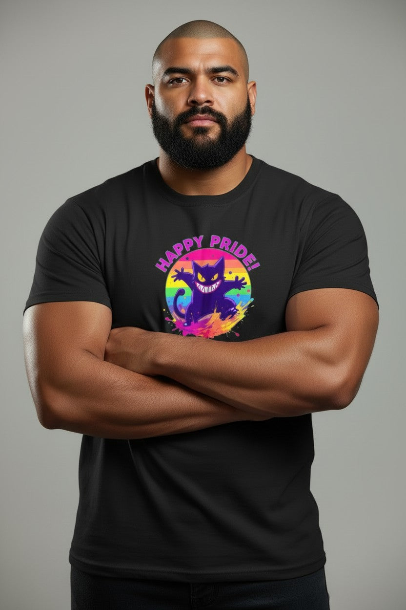 T-shirt med tryck, HAPPY PRIDE!