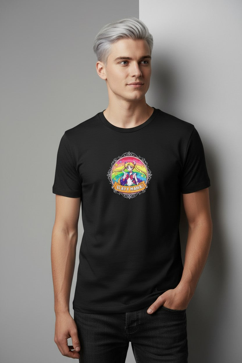 T-shirt med tryck, SLAYY MAMA!