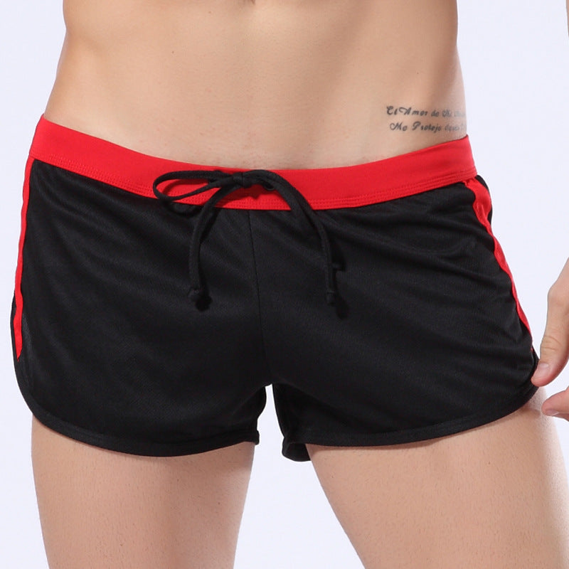 Shorts with sewn-in jockstrap