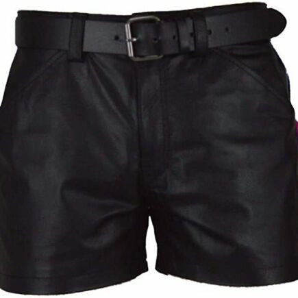 Shorts i veganläder