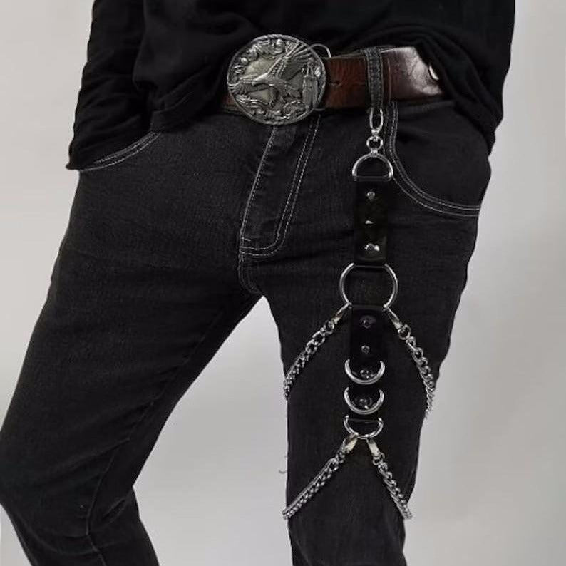 Harness, benharness med två kedjor
