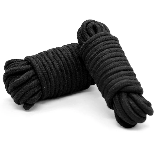 Bondage rope in cotton, rope for bondage or other adult games.