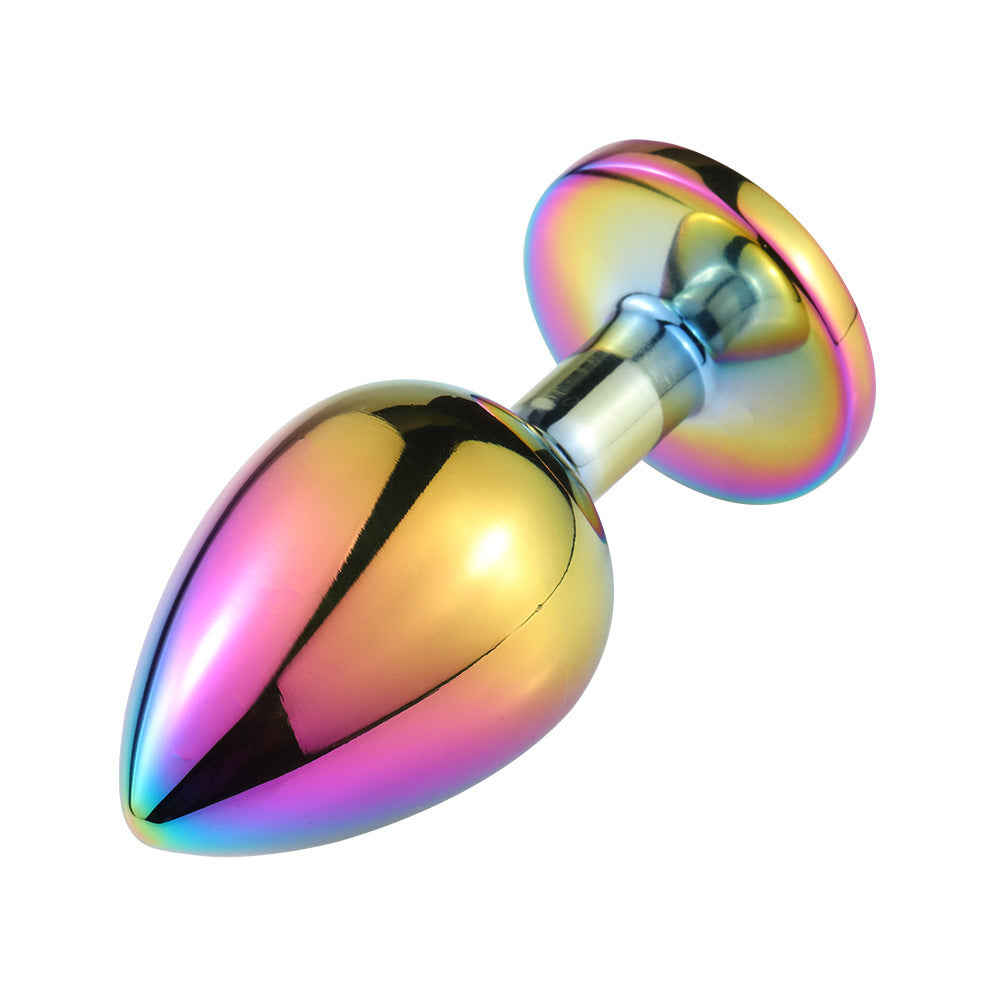 Buttplug i nickelfritt chromefärgad stål