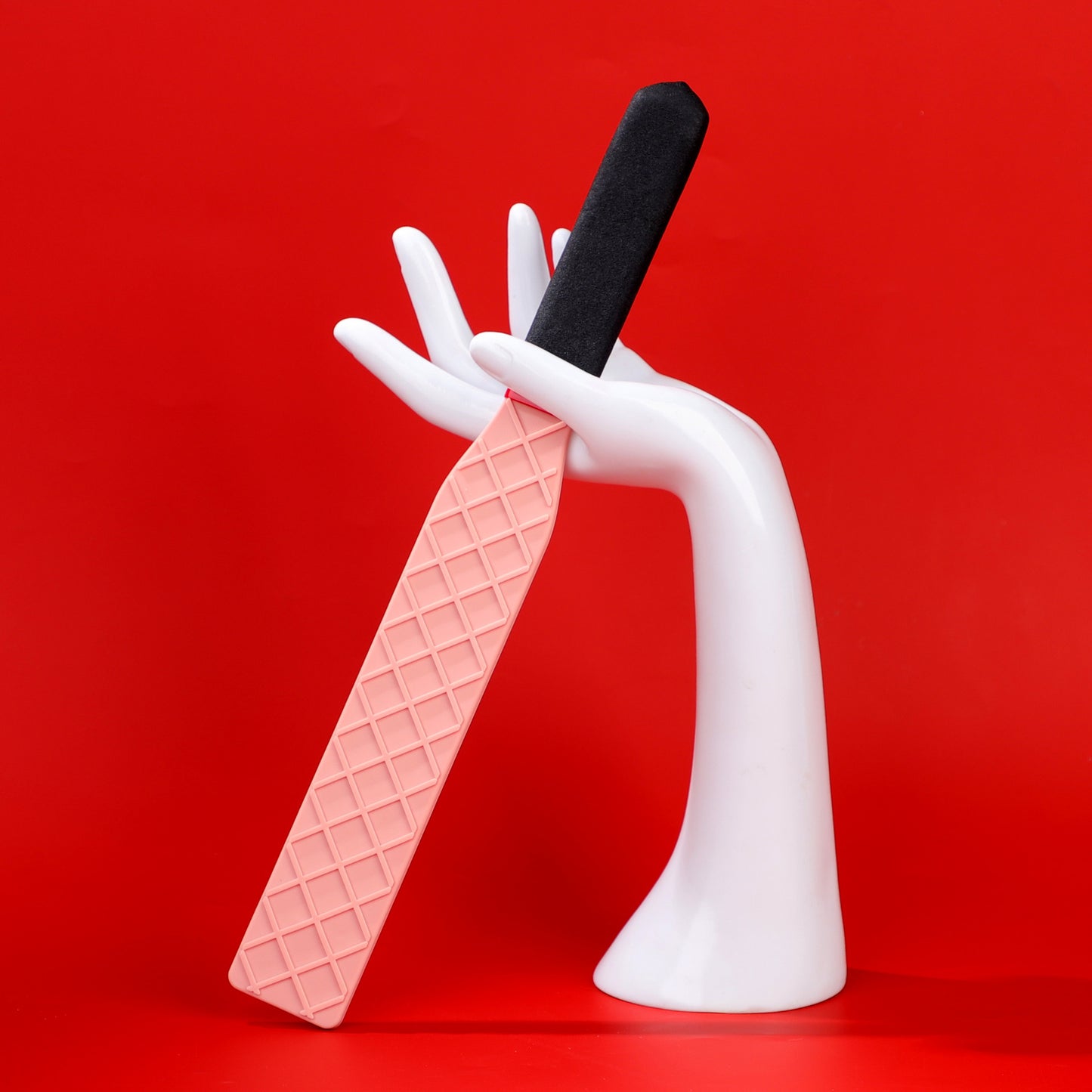 Paddelpiska i silikon med våffelmönster