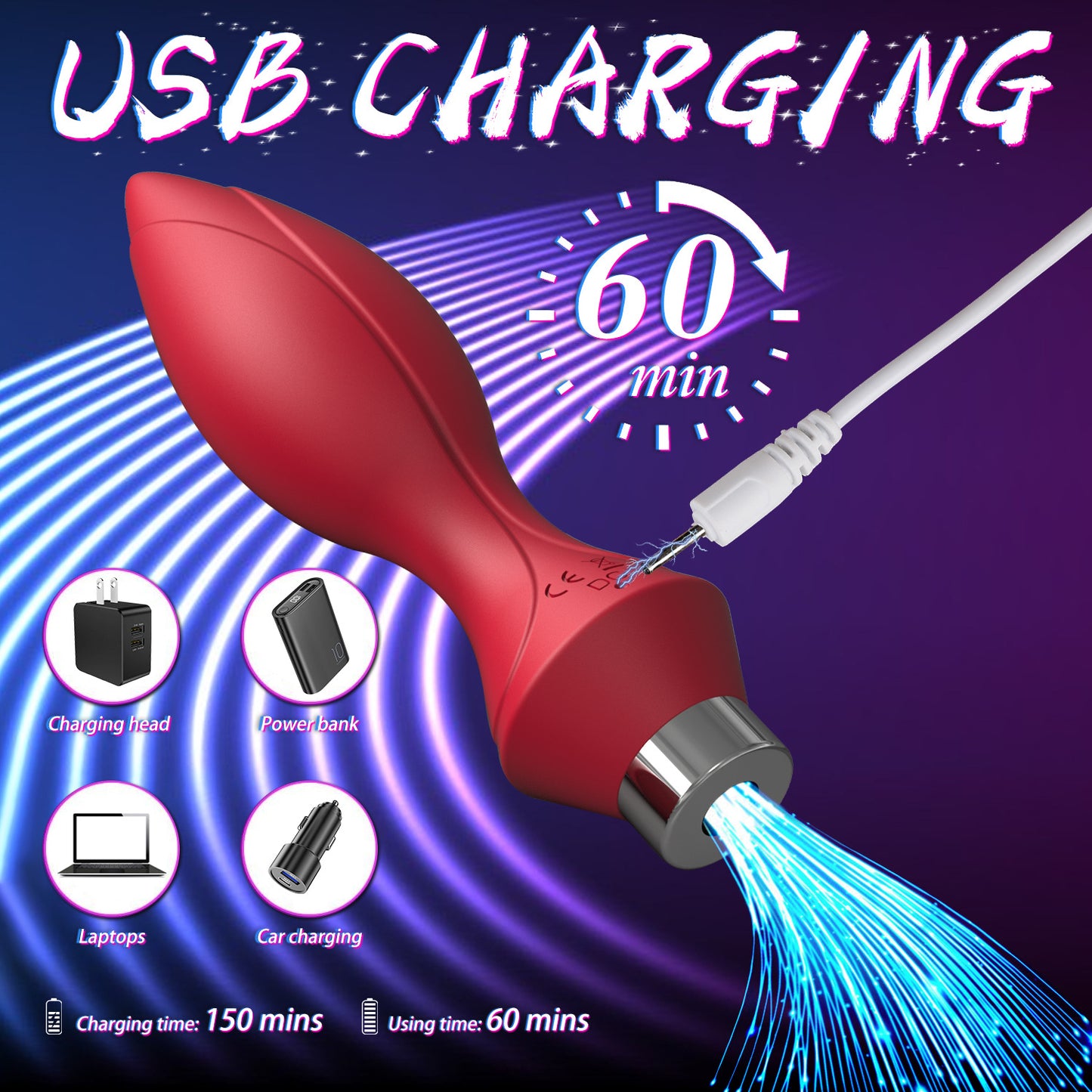 Silicone anchor buttplug, XL