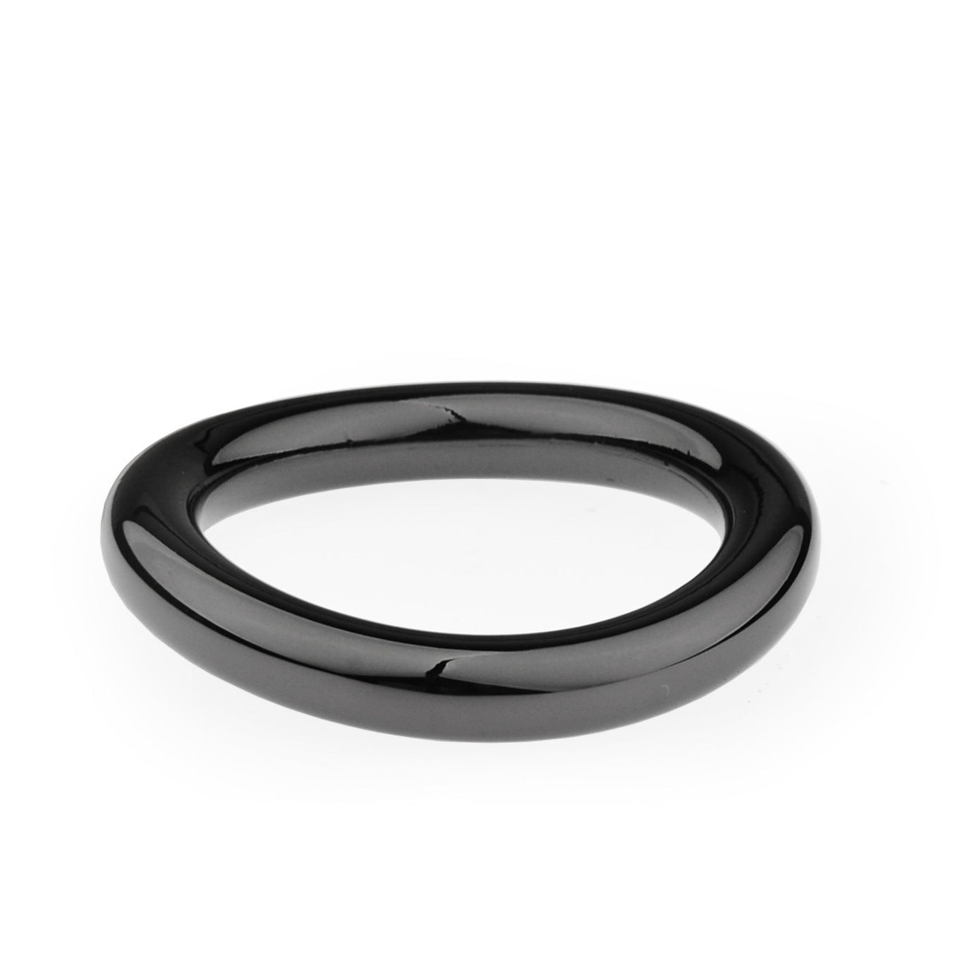 Anillo para pene ancho y ovalado, anillo para pene o anillo para pene en acero quirúrgico sin níquel