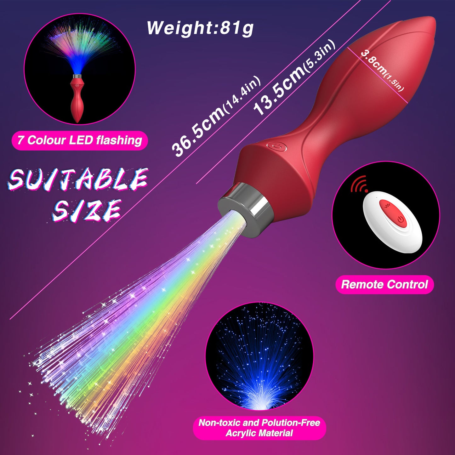 Silicone anchor buttplug, XL