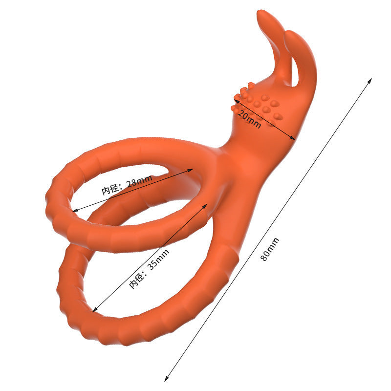 Kukring, penisring med klitoris stimulator