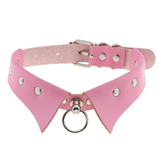 Choker halsband i rosa