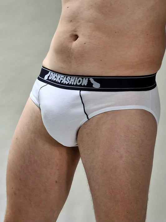 White black briefs underpants, men's underwear