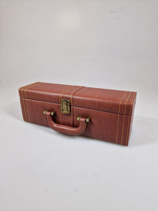 Stylish and different bag or briefcase in leather