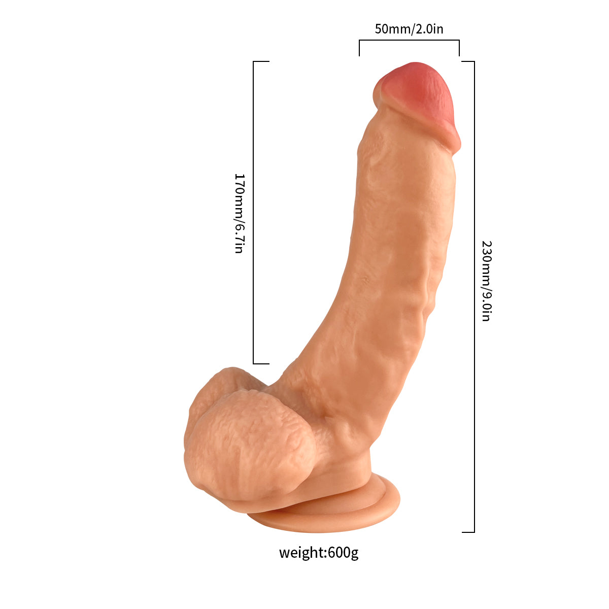 Dildo, 23 x 5 cm