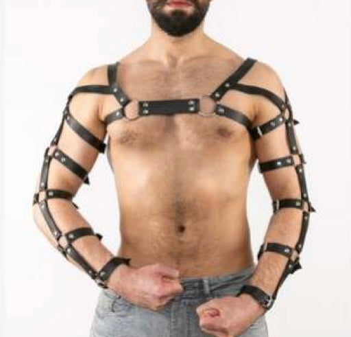 Arm harness made of vegan leather