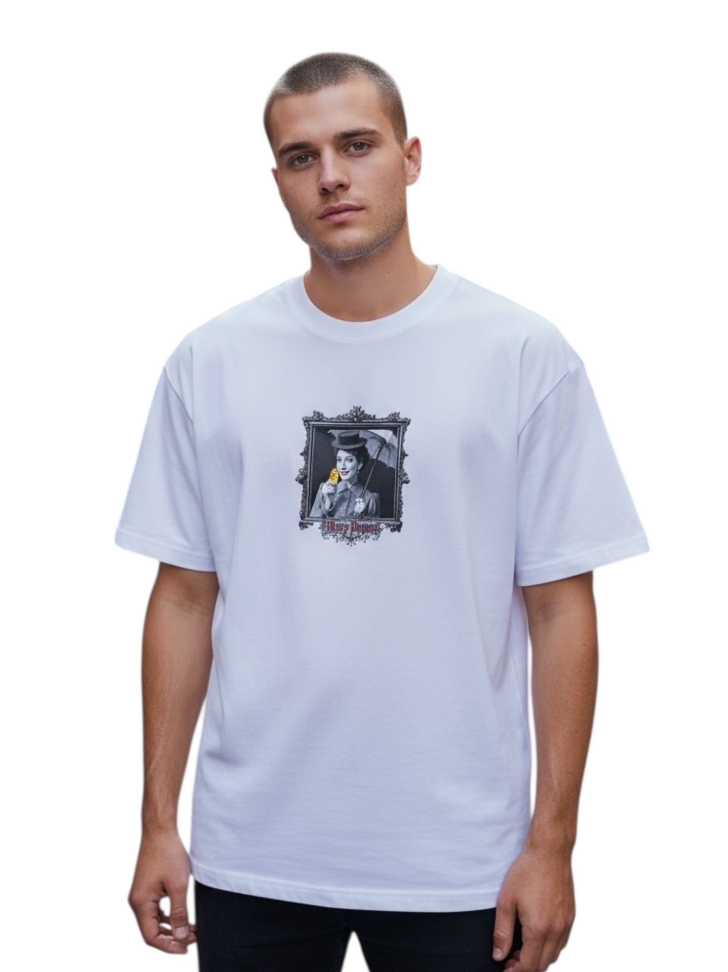 T-shirt med tryck av Mary Poppers