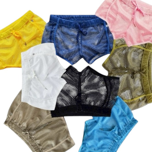 Nätshorts, kalsonger i många färger