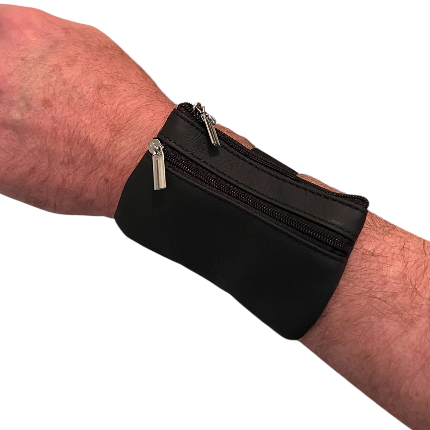 Plånbok, korthållare som armband i läder