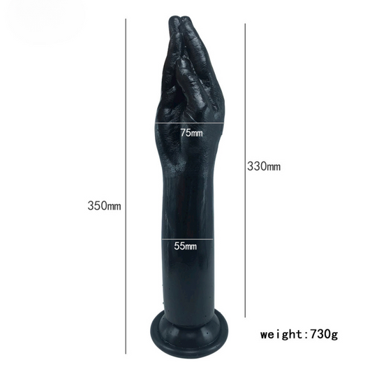 Dildo in the shape of a fist. A special and different sex toy with a fisted hand
