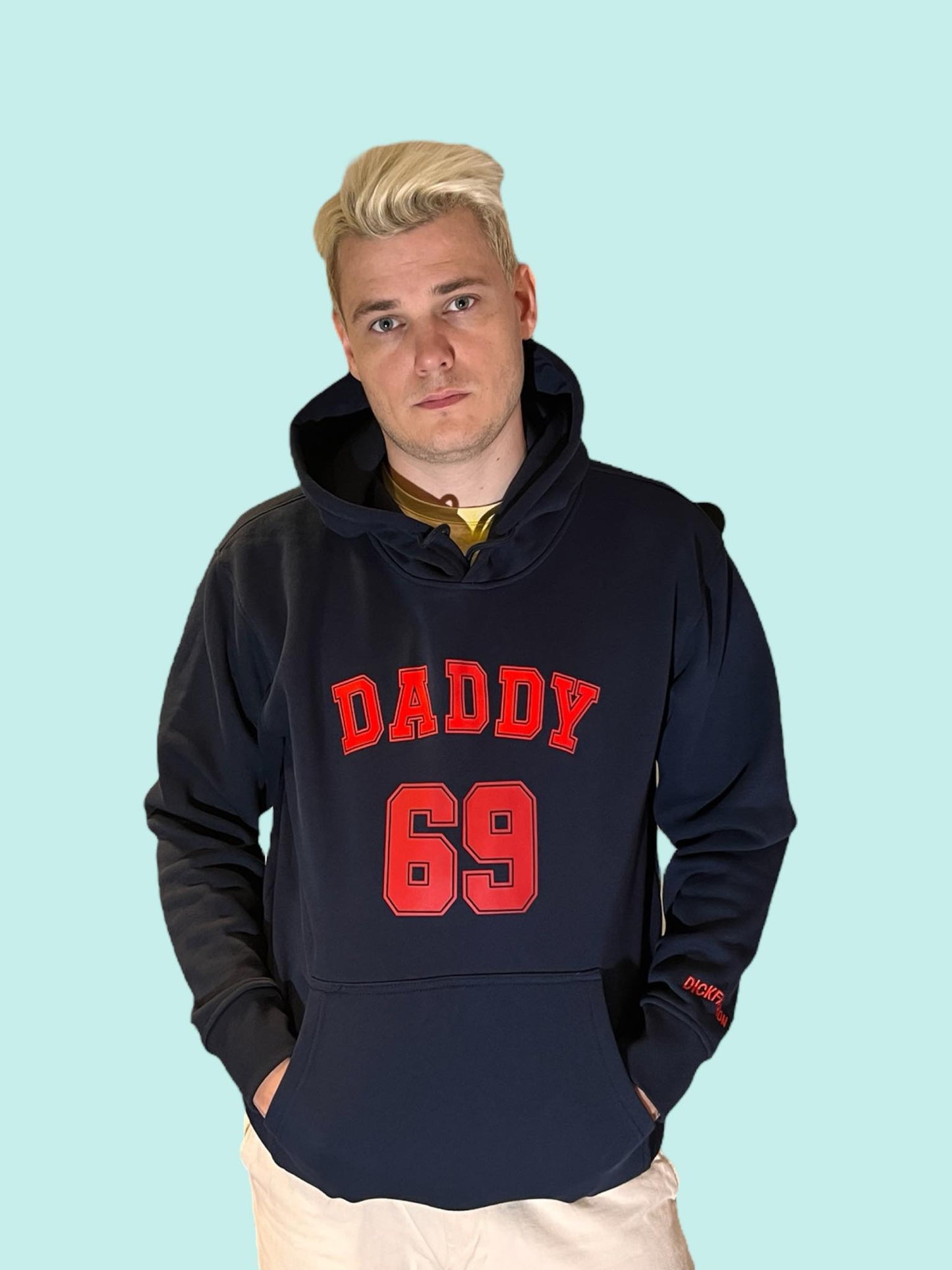 Hoodie med tryck. DADDY 69