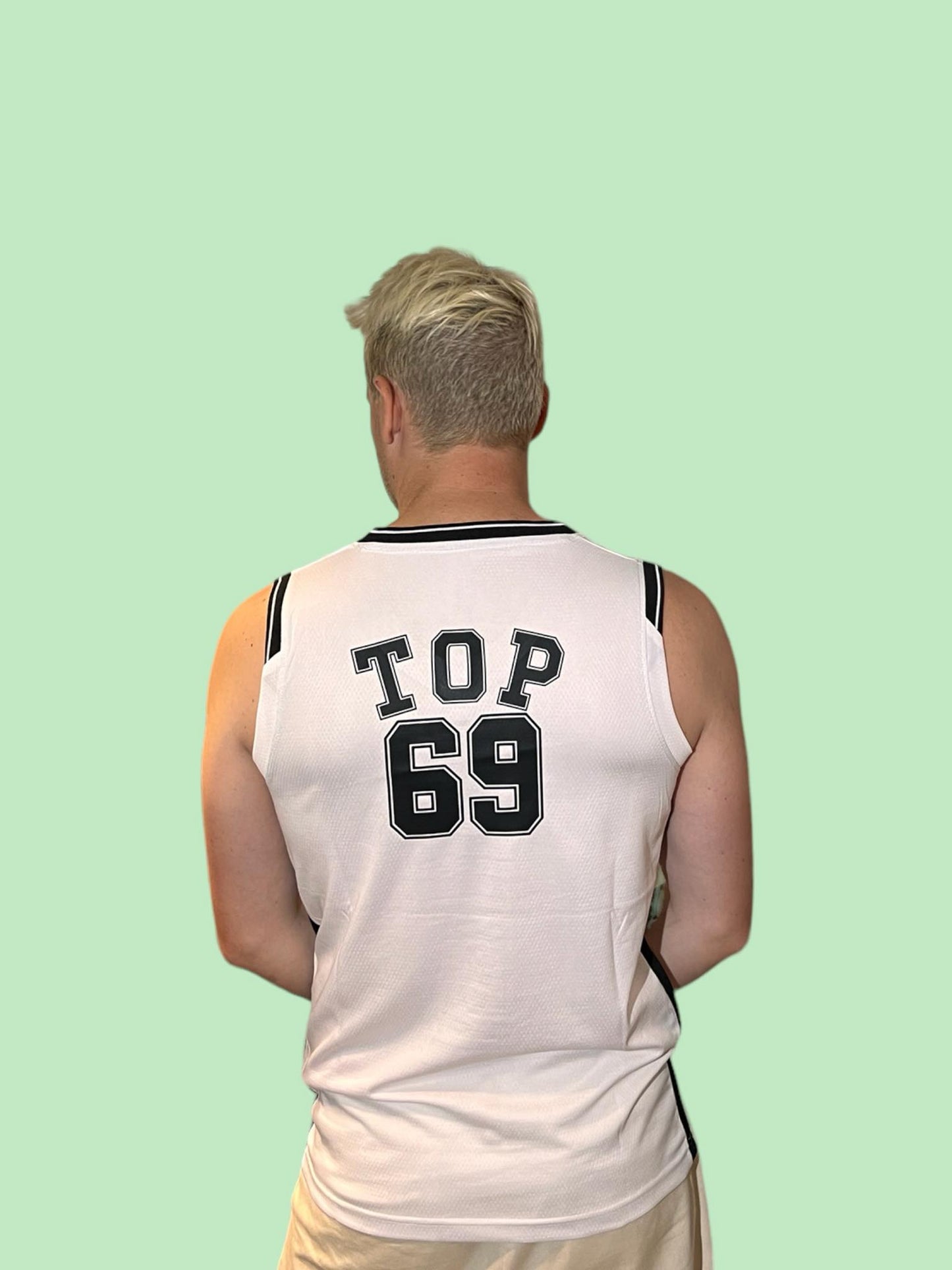 Basketlinne med tryck, TOP 69