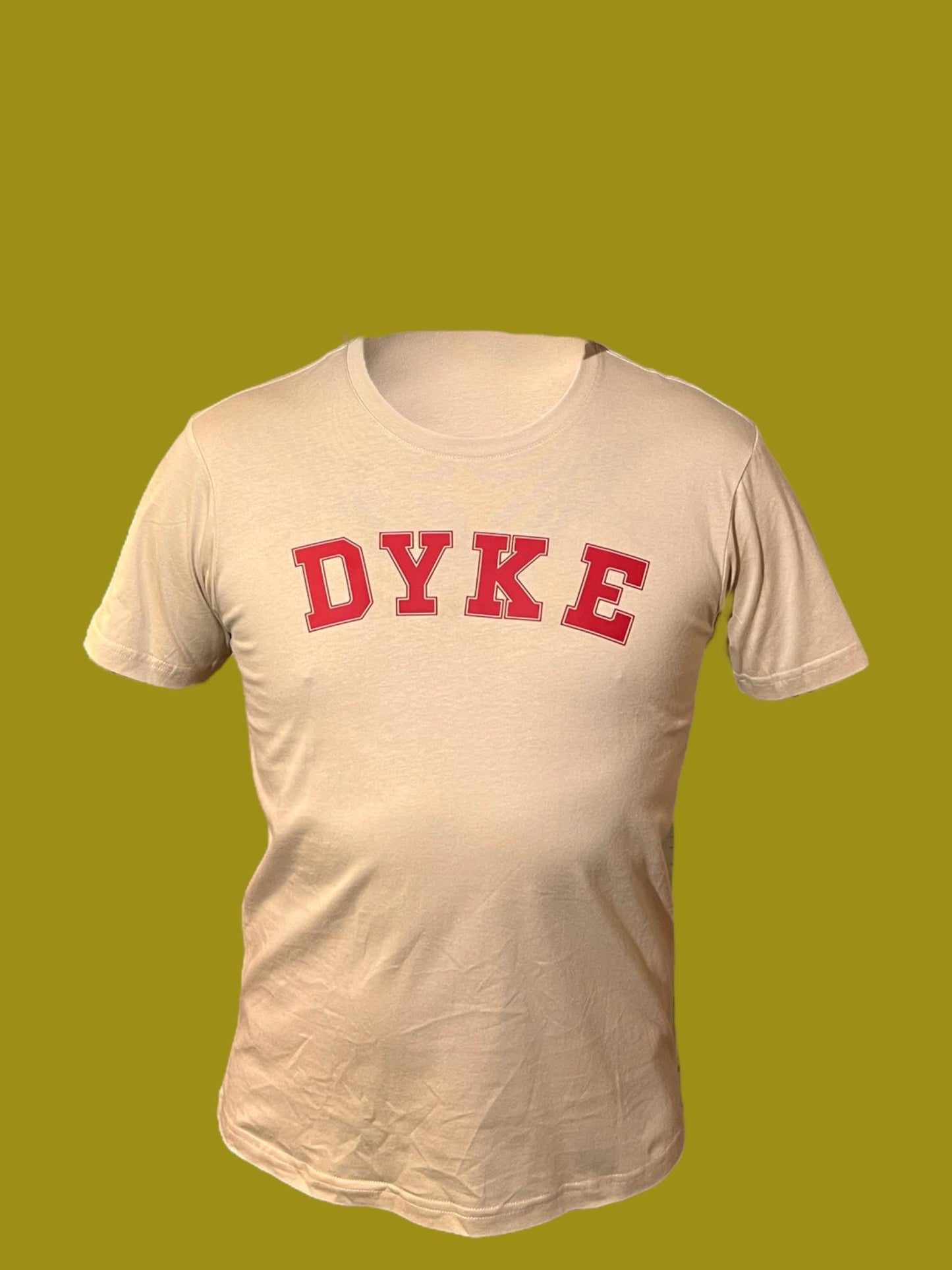 T-shirt med tryck, DYKE