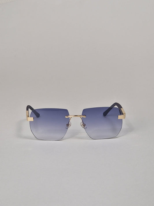 Sonnenbrille für Damen und Herren, blau-lila getönt. Nr. 14