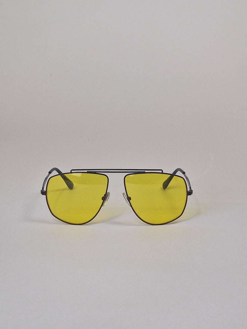 Sunglasses with polarized yellow tinted lenses. No. 23