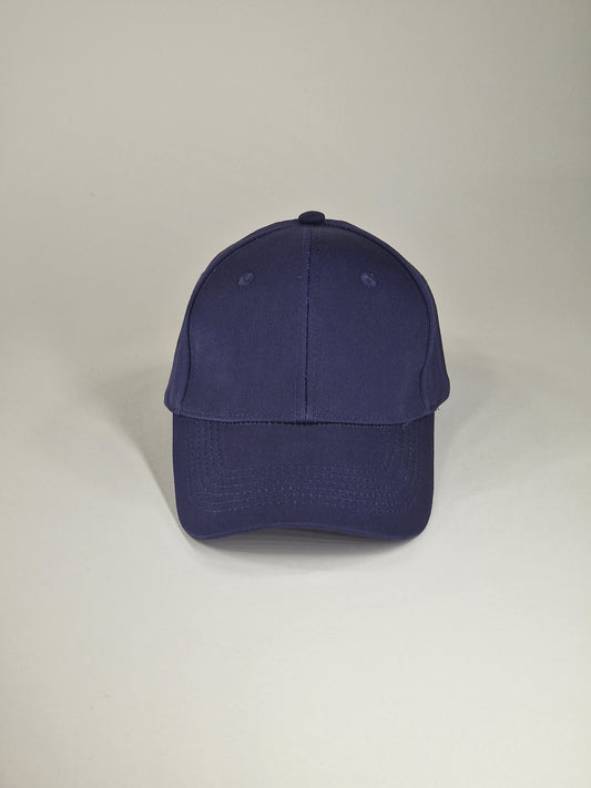 Navy blue or navy blue cap with own print