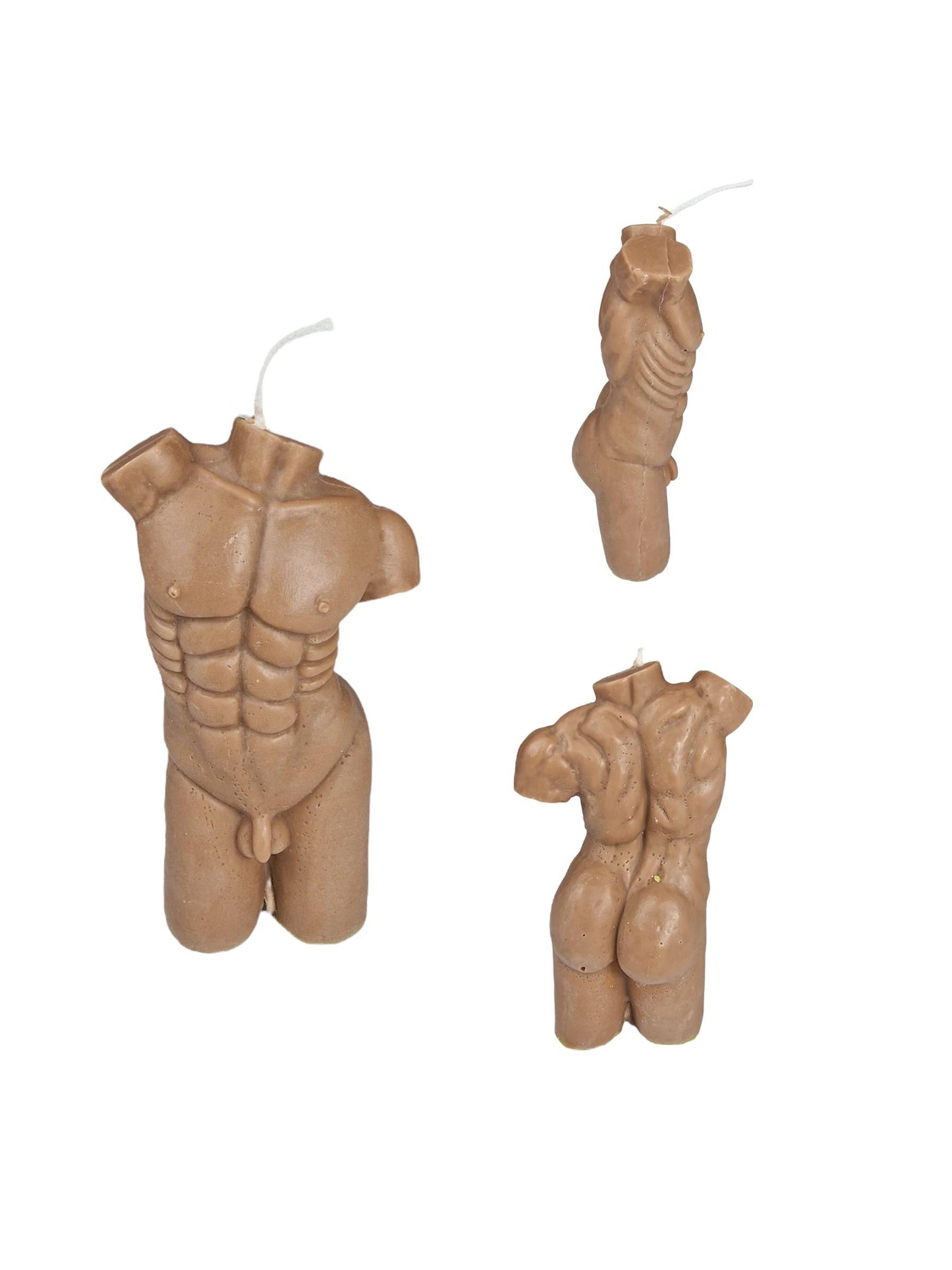 Fun and different light in the shape of a man's torso. Available in many colors