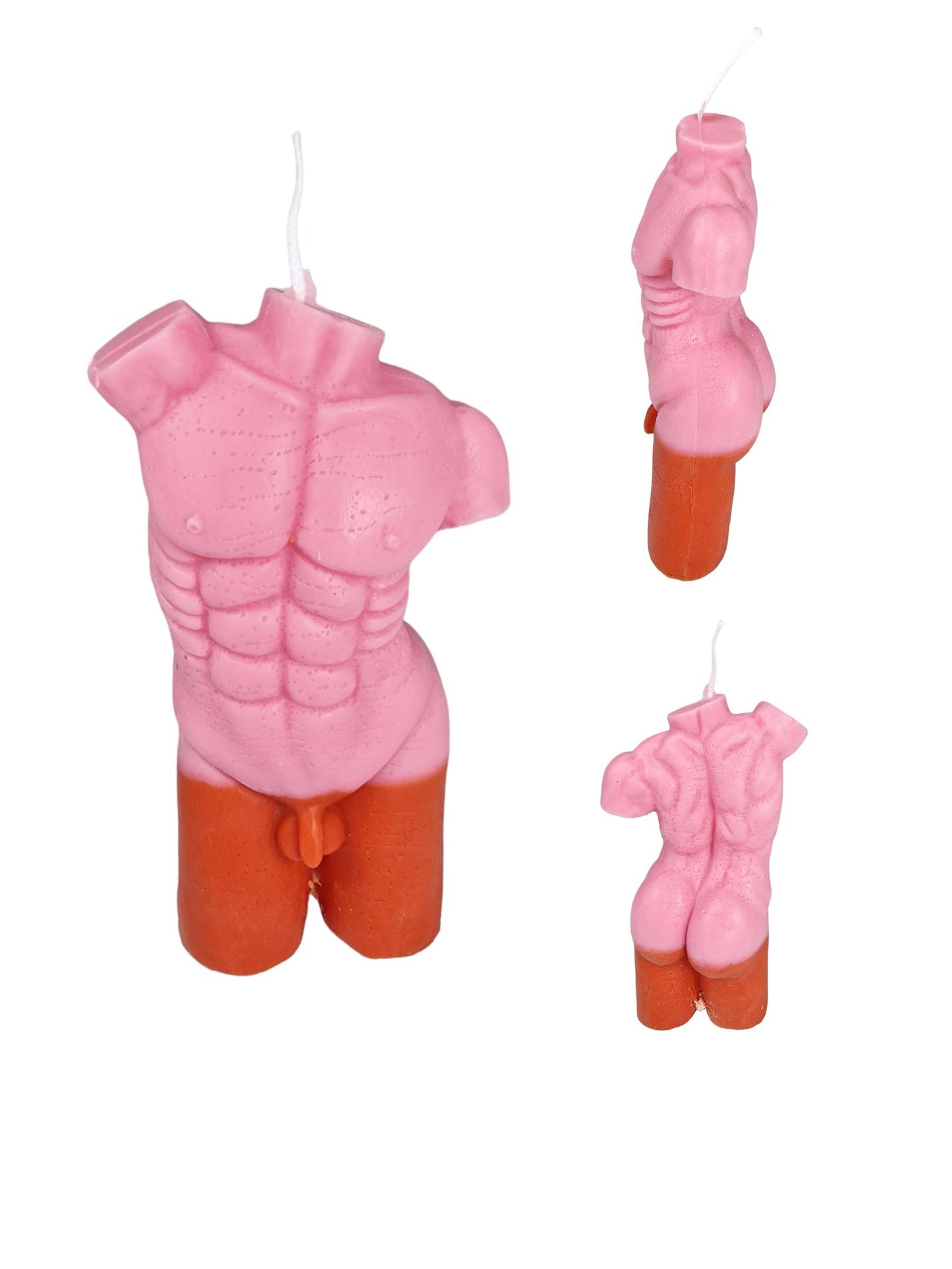 Fun and different light in the shape of a man's torso. Available in many colors