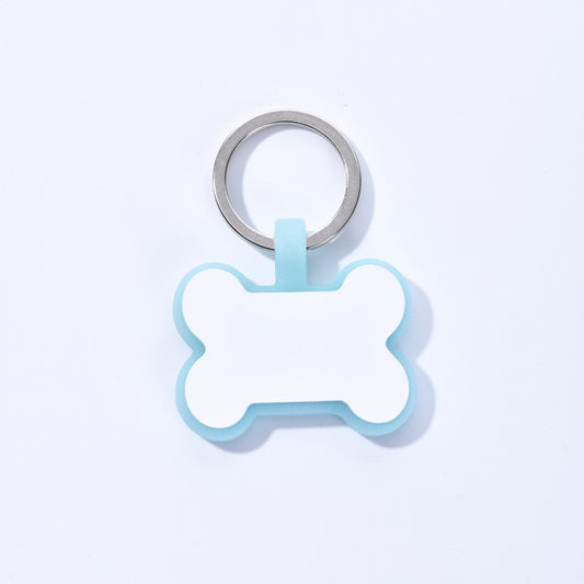 Halsband med ben för valpar som gillar puppy play, glow in the dark