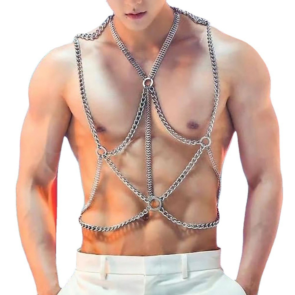 Harness med silver kedjor