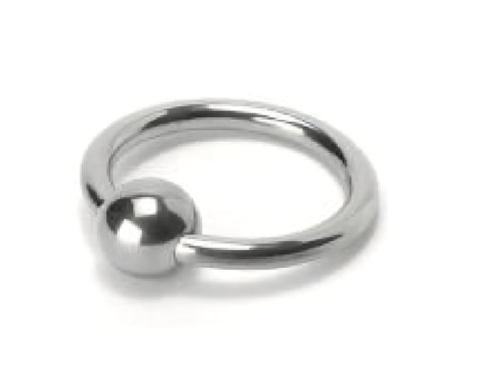 Kukring, Ball Head cock ring, exklusiv och tung pubisring eller penisring i nickelfritt stål