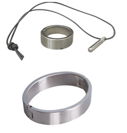 Hand cuff, tjockt armband eller handklov i nickelfritt stål