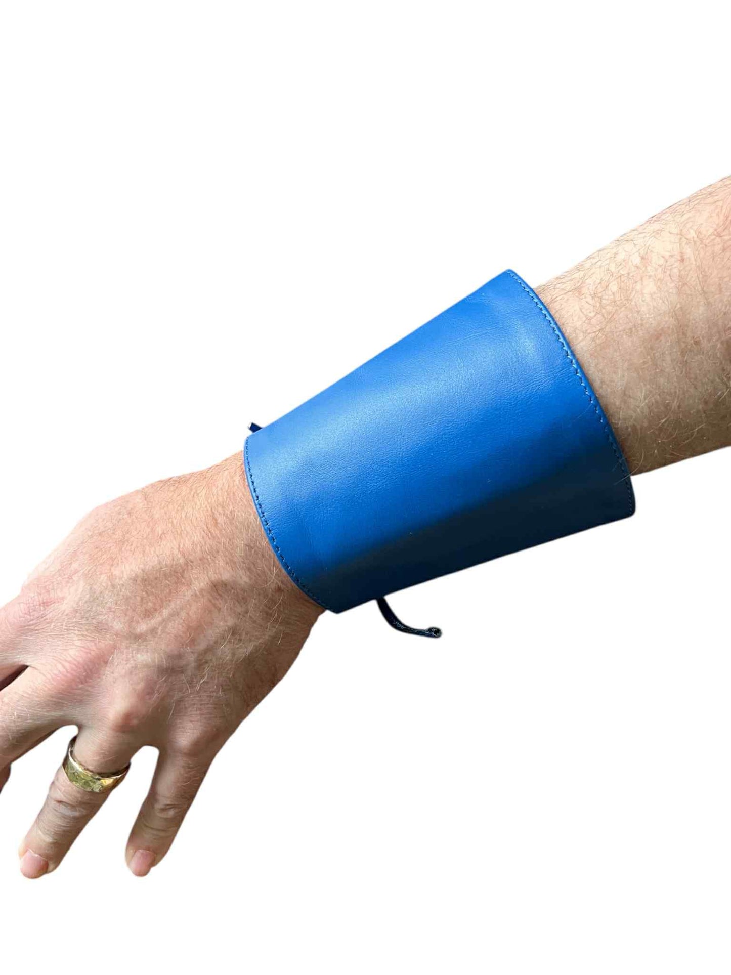 Armband i äkta svart eller blått läder