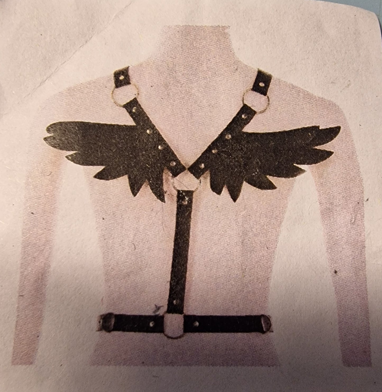 Harness med änglavingar