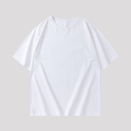 Camiseta blanca de algodón grueso (elige entre varios estampados)
