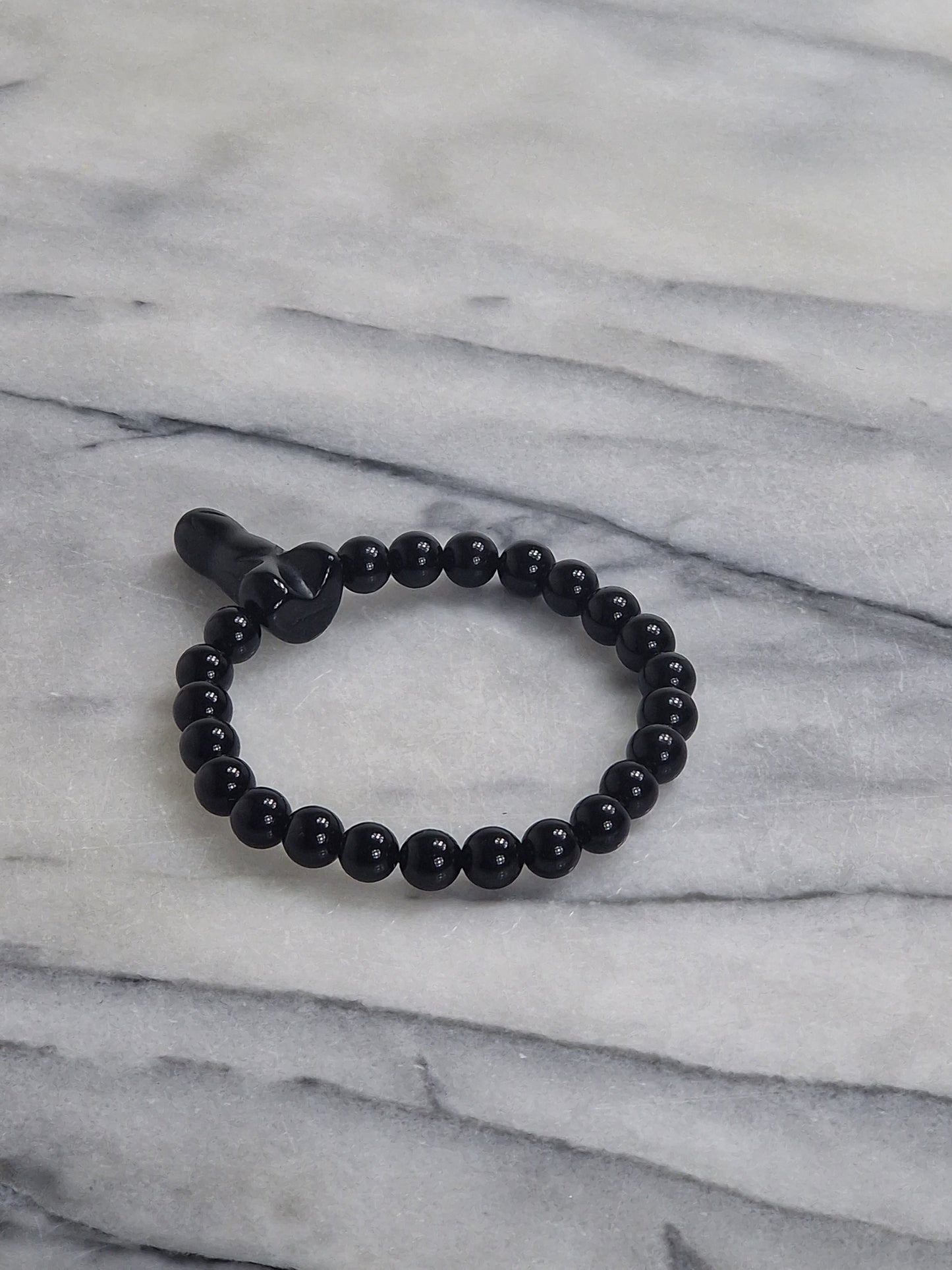 Black Onyx - Semi-precious stone bracelet