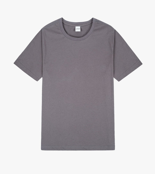 Gris - Camiseta regular de algodón (elige entre varios estampados)