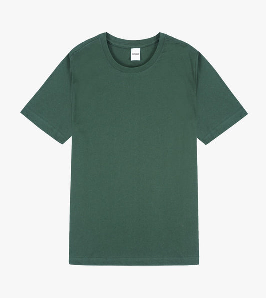 Skogsgrön - T-Shirt regular cotton (välj bland flera tryck)