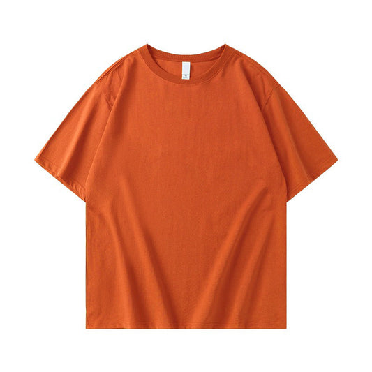 Naranja - Camiseta de algodón grueso (elige entre varios estampados)