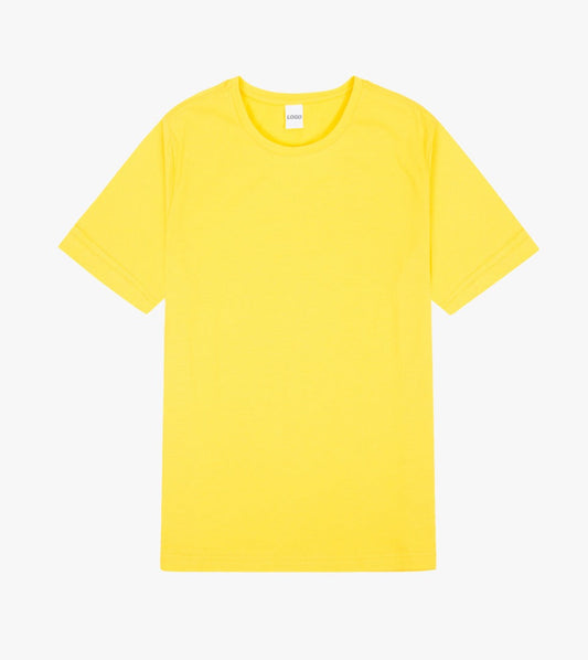 Amarillo - Camiseta regular de algodón (elige entre varios estampados)