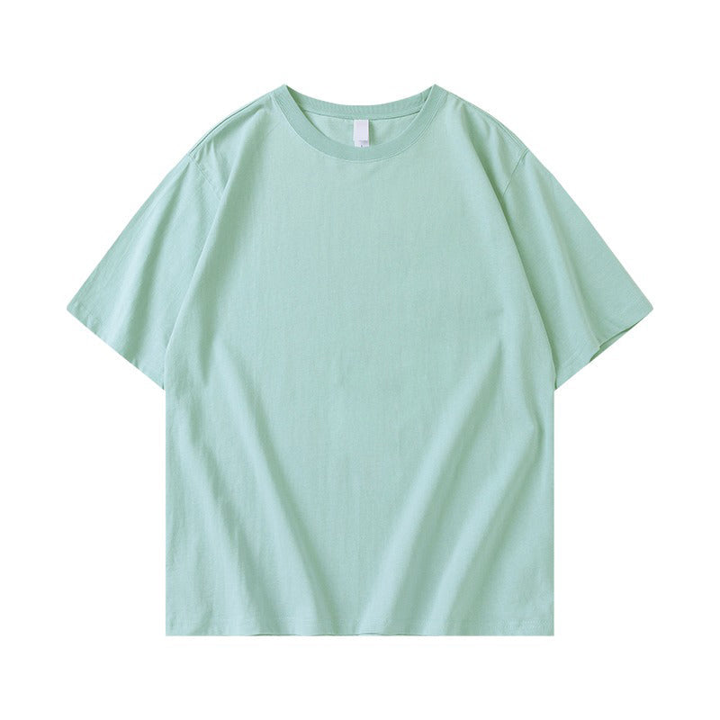 Mintgrön - T-shirt heavy cotton (välj bland flera tryck)