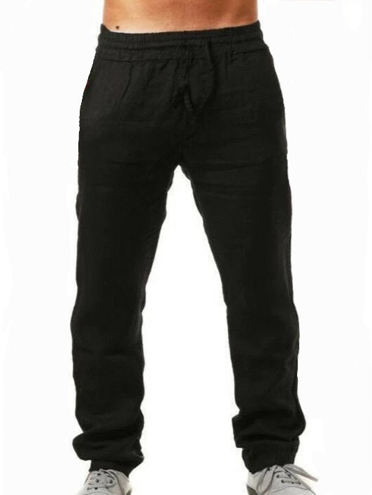 Black linen trousers - online at Dickfashion - fast deliveries